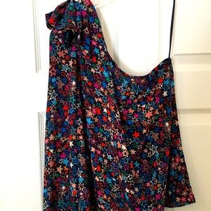 J Crew one shoulder blouse